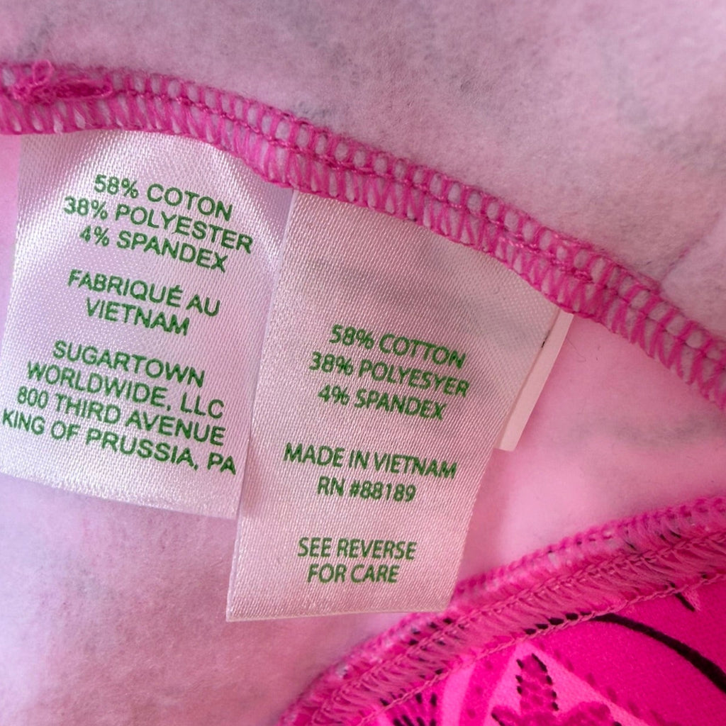Lilly Pulitzer Wrenley Zip-Up, Cerise Pink Pinkie Promise Jacket Size Large