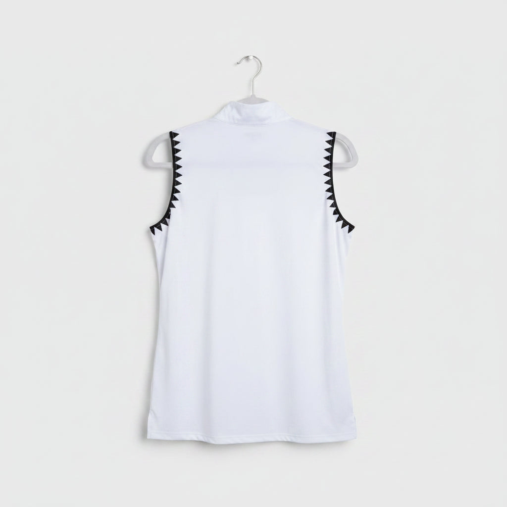Ace Golf Sleeveless Zip-Front Golf Top Size Medium