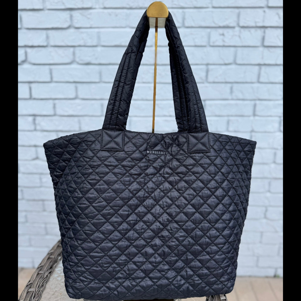 MZ Wallace Large Quilted Nylon Tote