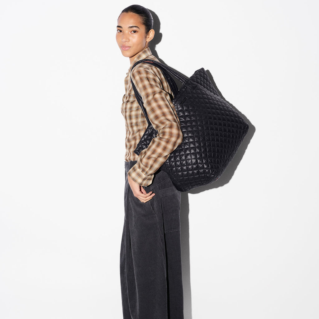 MZ Wallace Large Quilted Nylon Tote
