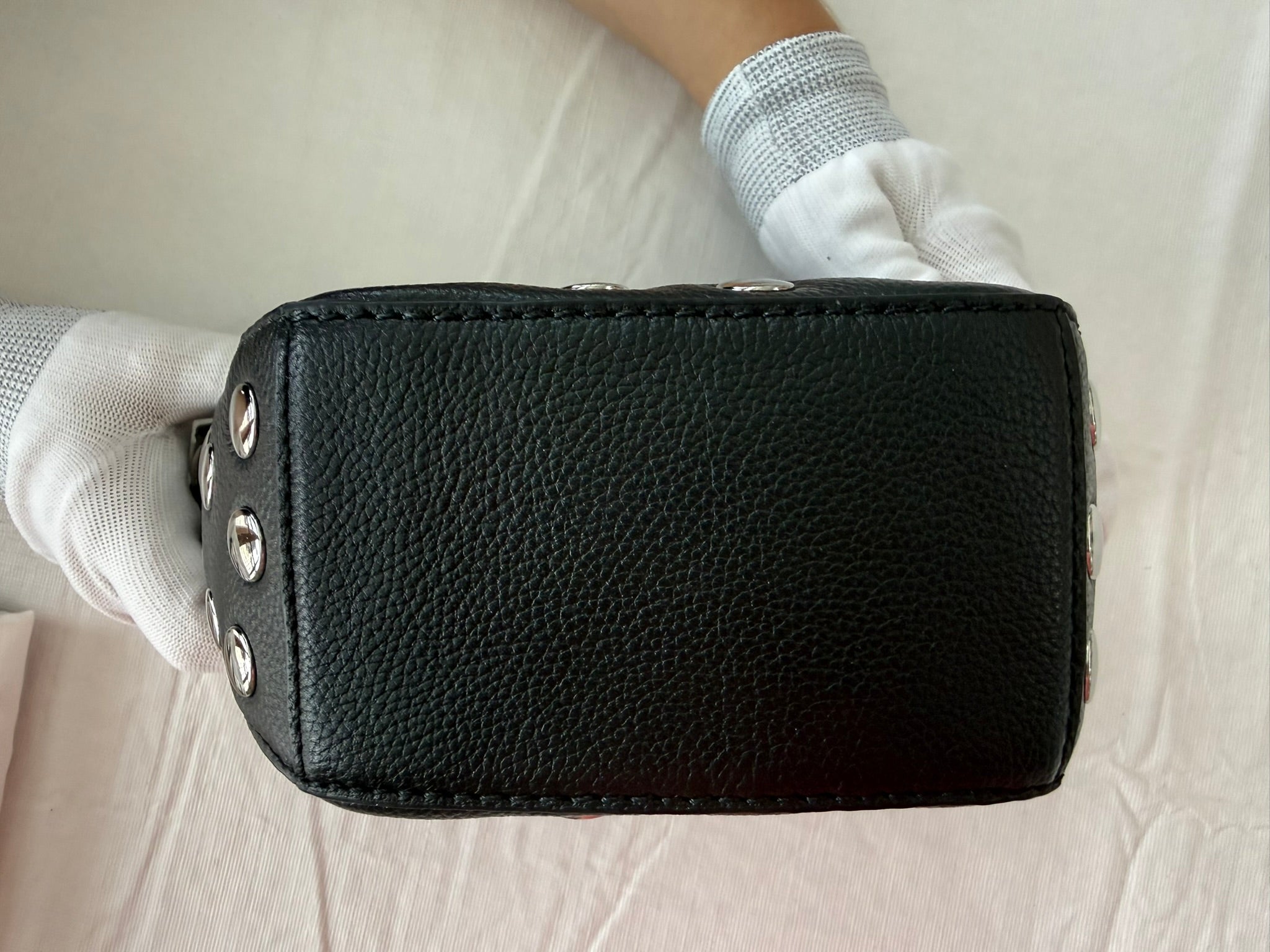 Walter Baker Hendrix Studded Mini Shoulder Bag- Black