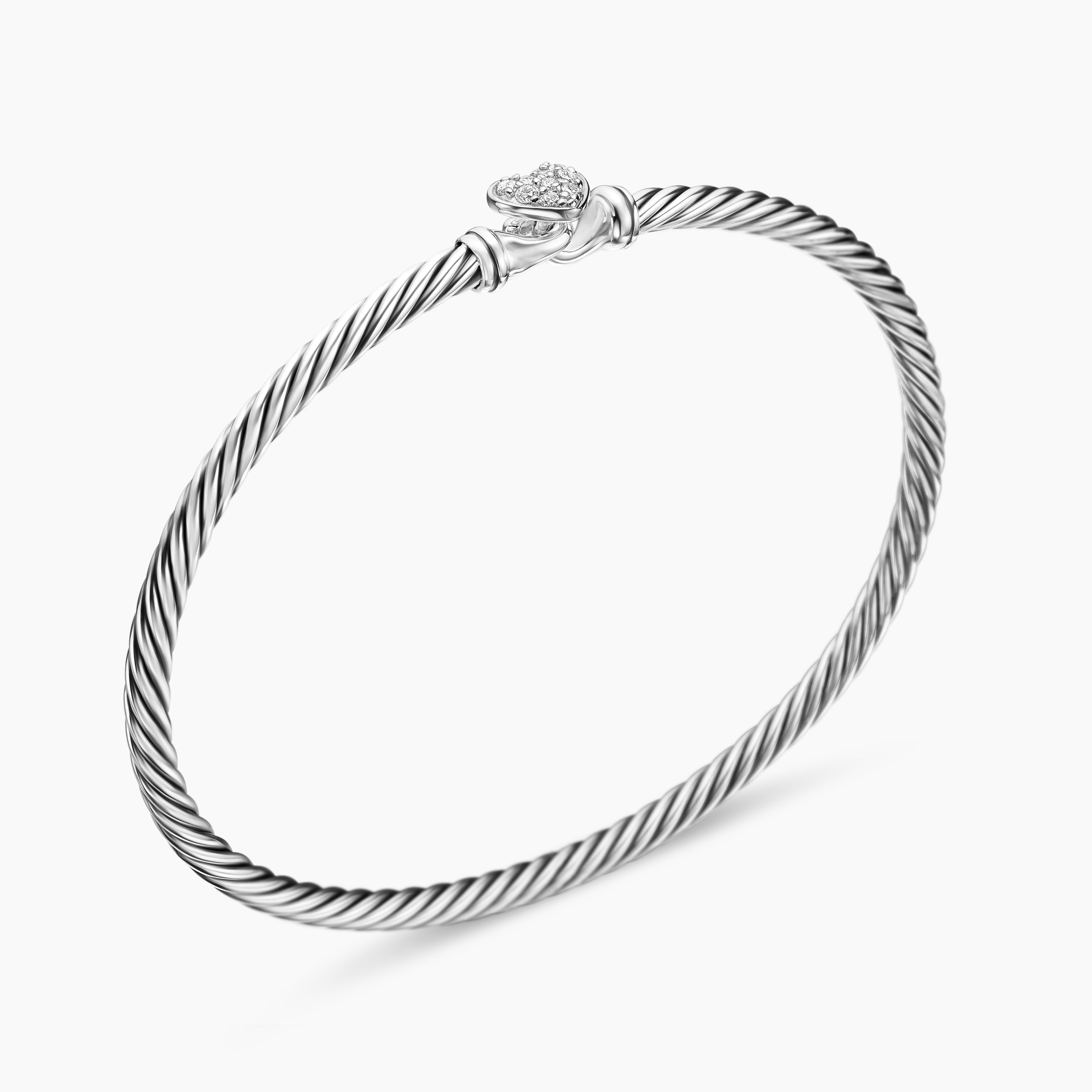 David Yurman Cable Heart Bracelet