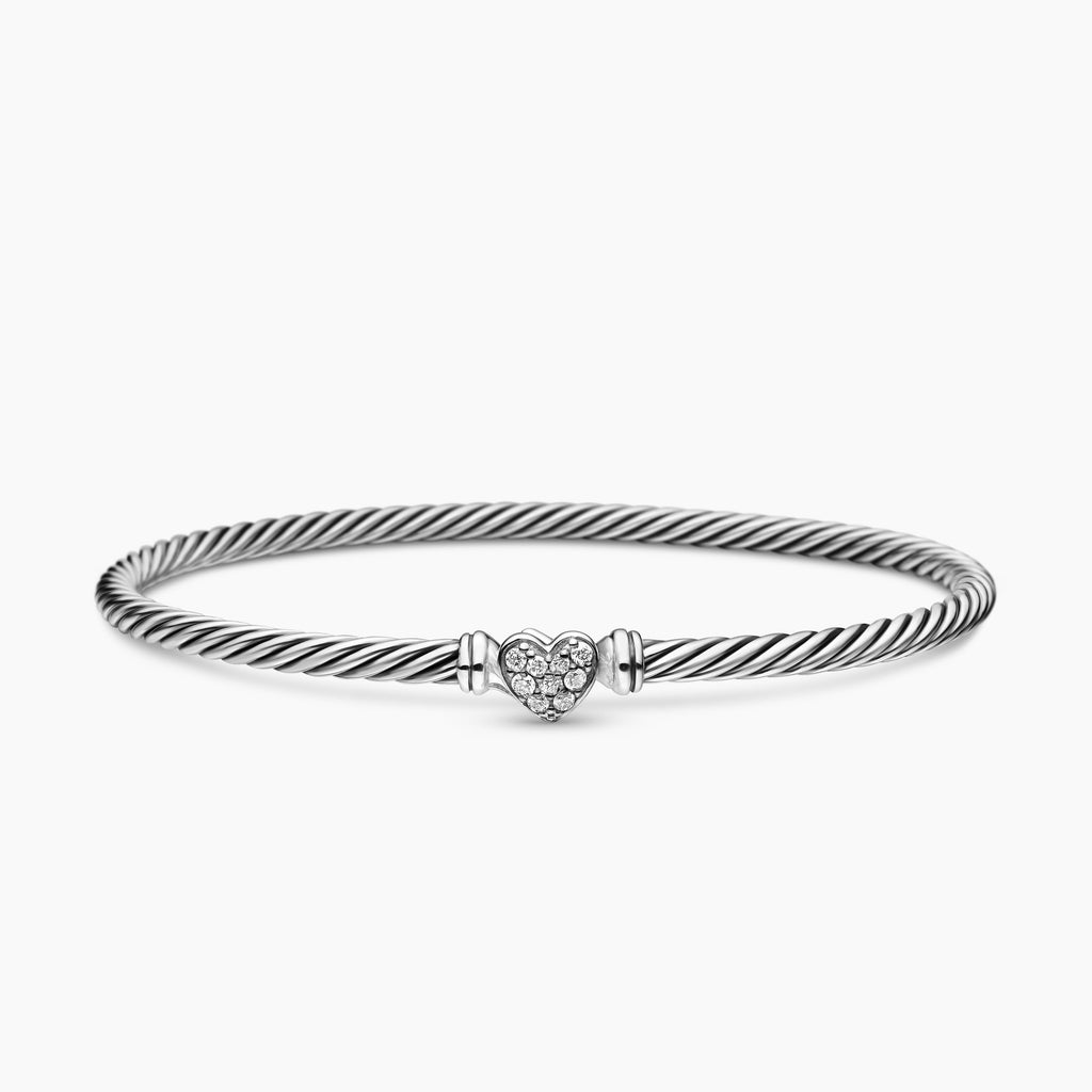 David Yurman Cable Heart Bracelet