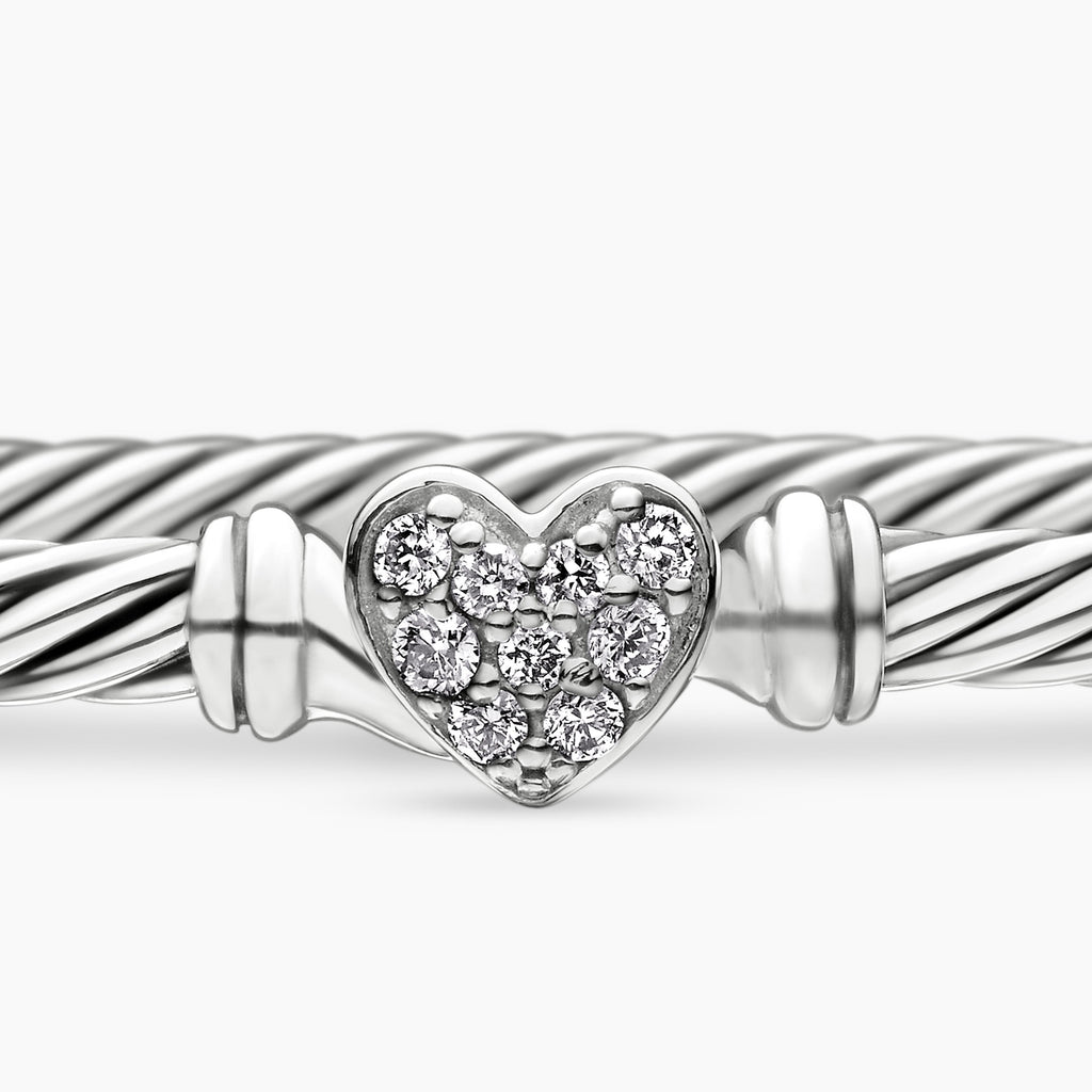David Yurman Cable Heart Bracelet