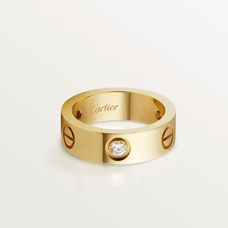 Cartier Love 3 Diamond Ring (Small Size)