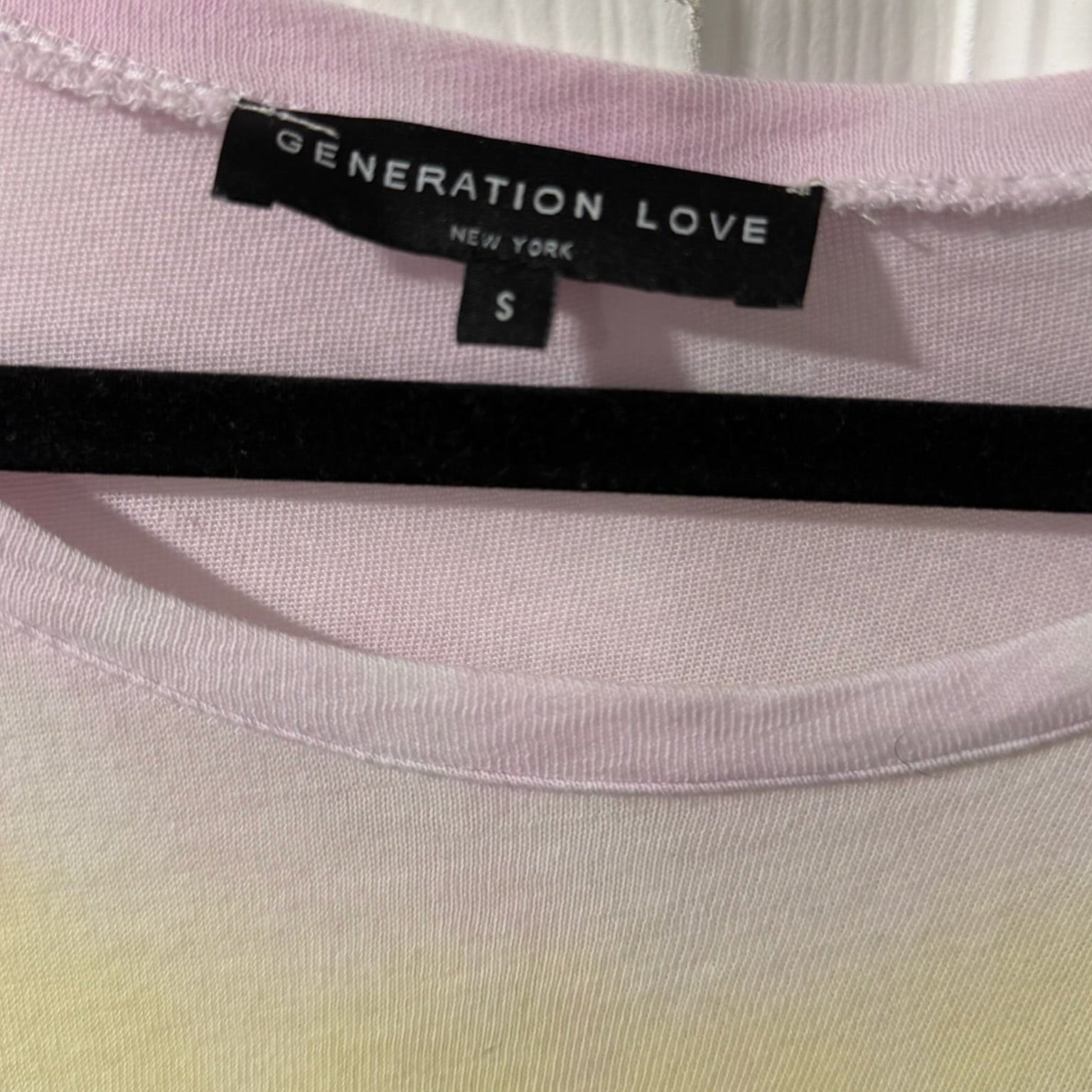 Generation Love Pastel Tie-Dye Tee Size S | Women's Designer Cotton T-Shirt