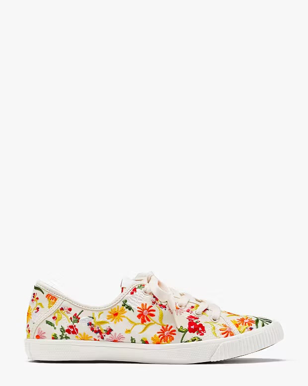 Kate Spade Tennison Floral Embroidered Sneakers (Multiple Sizes)