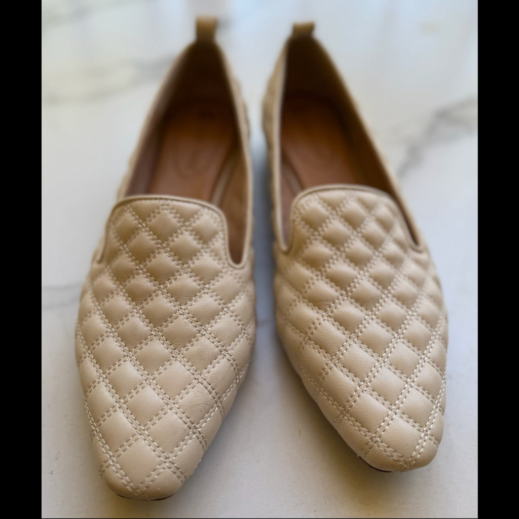 Corso Como Quilted Pointed-Toe Flats Size 8