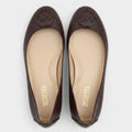 Michael Kors Brown Leather Driver Flats Size 7.5