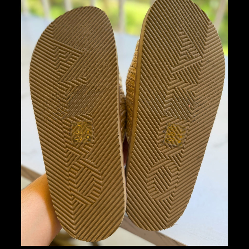 Aldo Woven Double Buckle Slide Sandals Size 8