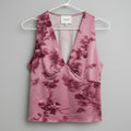 Reformation Floral V-Neck Sleeveless Top Size Medium