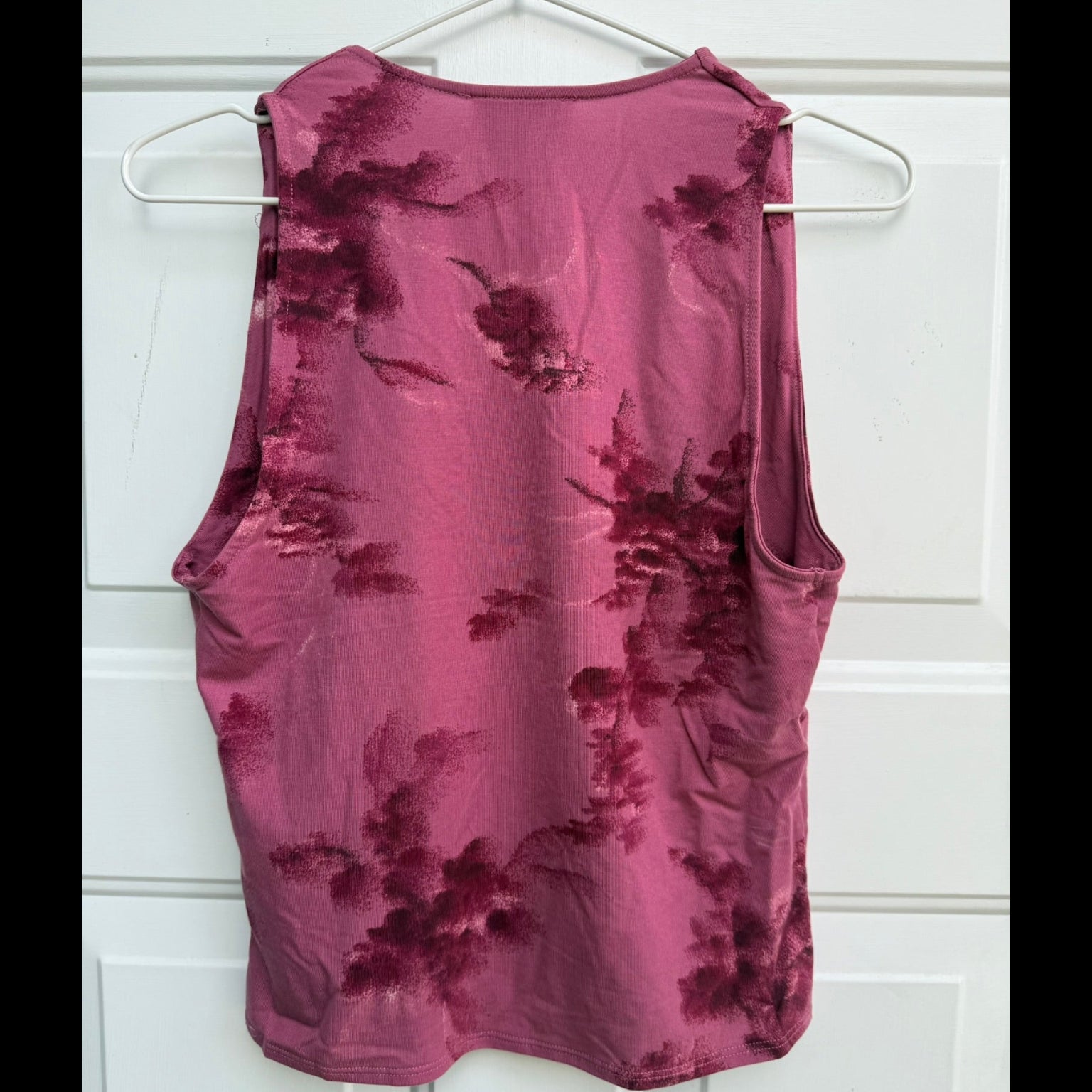 Reformation Floral V-Neck Sleeveless Top Size Medium