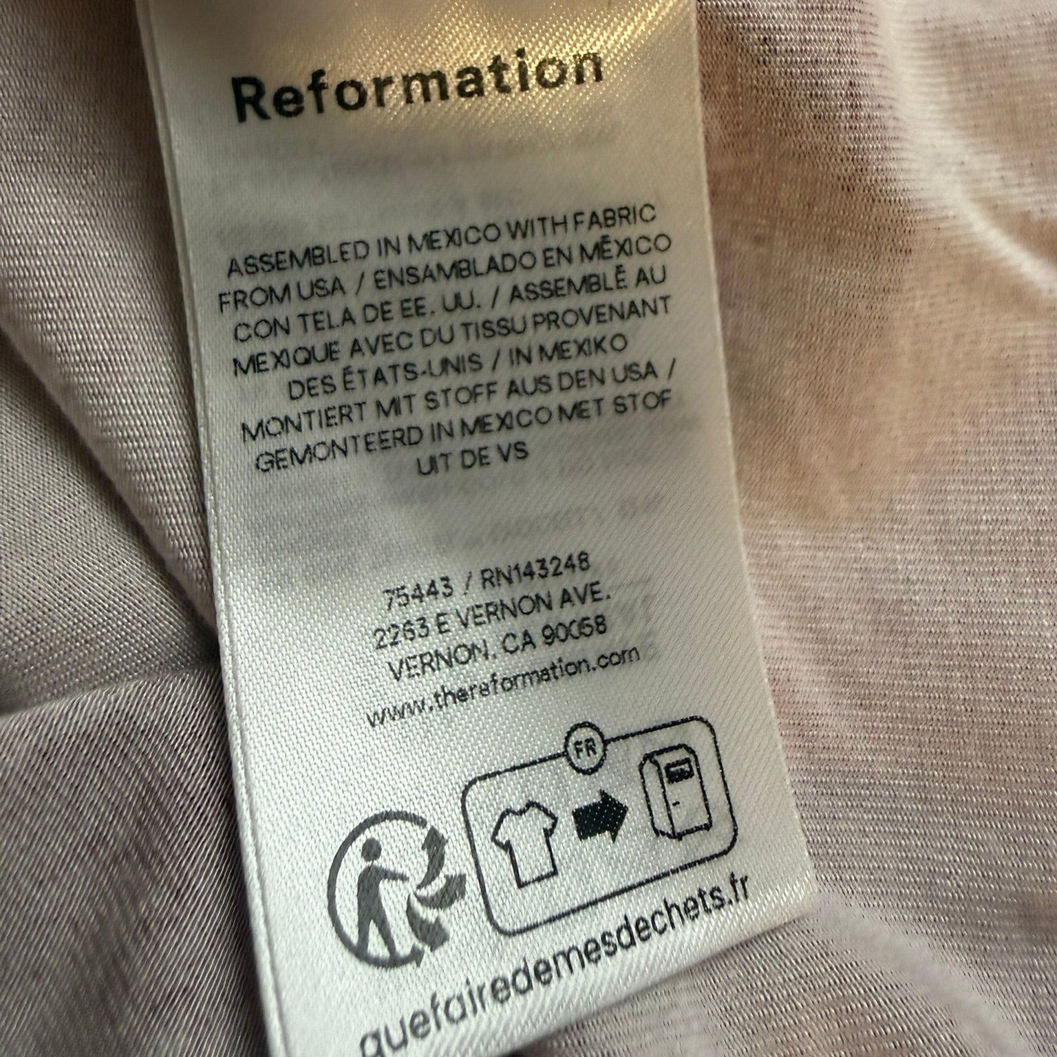 Reformation Floral V-Neck Sleeveless Top Size Medium
