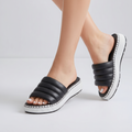 Cougar Padded Platform Slide Sandals Size 8.5