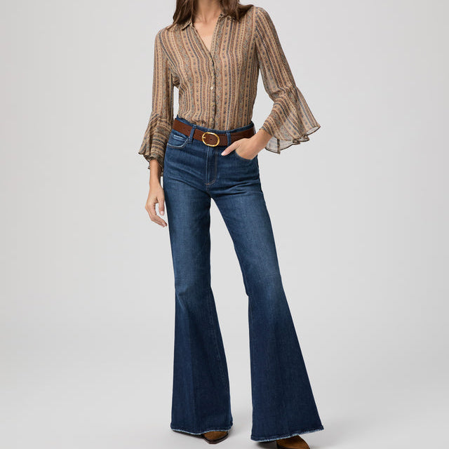 Paige Marlow High-Rise Flare Jeans Size 27