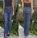 Bevy Flog Adele Dark Wash Pull-On Jeans Size 26