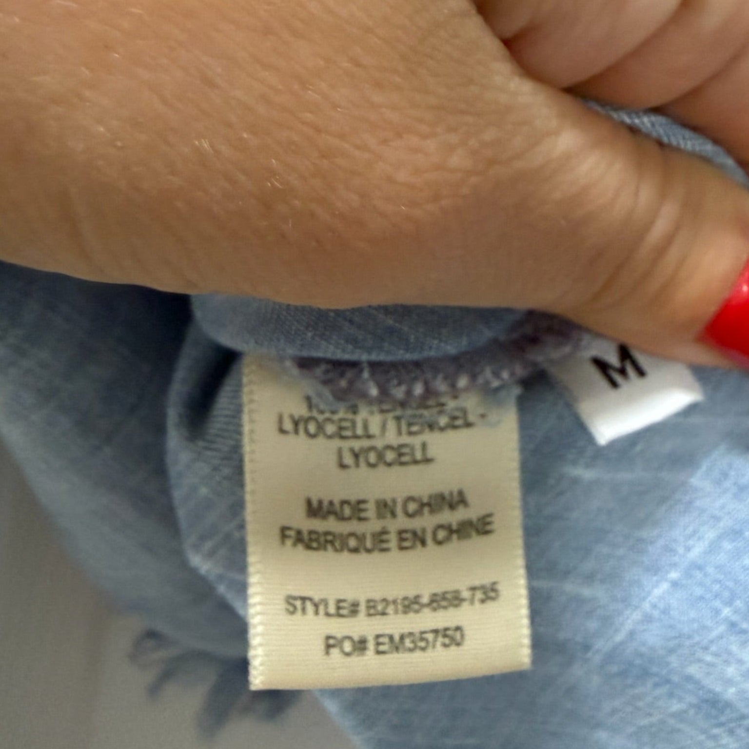 Bella Dahl Striped Tencel Button-Down Shirt Size M | Lightweight Casual Blouse