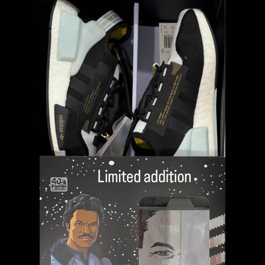 New Adidas x Star Wars NMD_R1 V2 FX9300 Lando Calrissian Black Gold Men Size 6