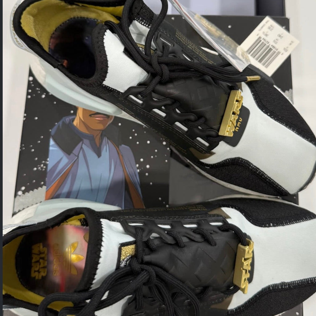 New Adidas x Star Wars NMD_R1 V2 FX9300 Lando Calrissian Black Gold Men Size 6