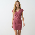 Athleta Ruched V-Neck T-Shirt Dress Size Small