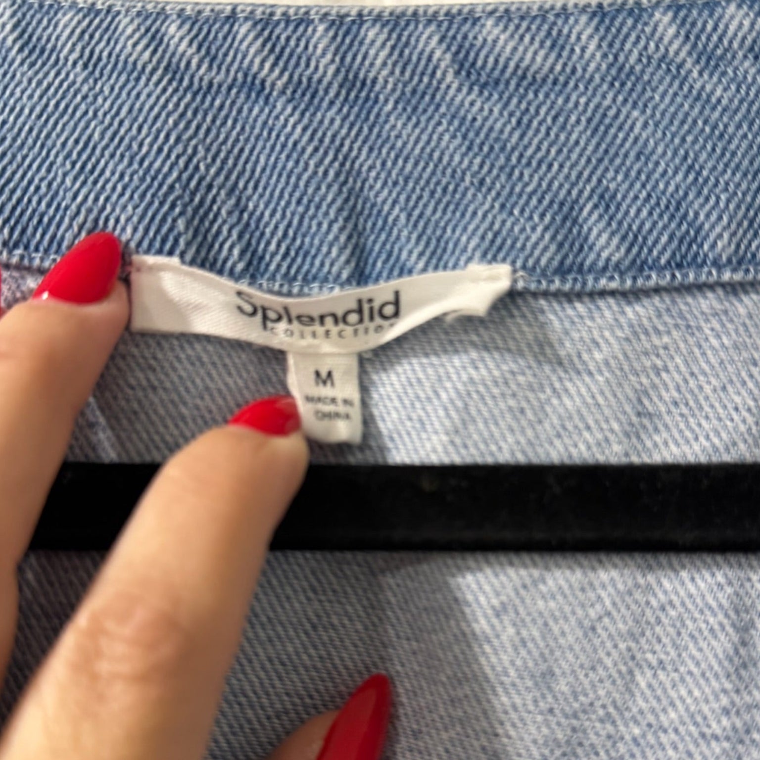 Splendid Denim Utility Jumpsuit Size M