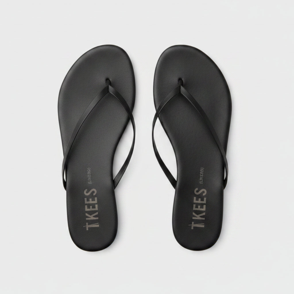 Tkees Liners Leather Flip Flops Size 9