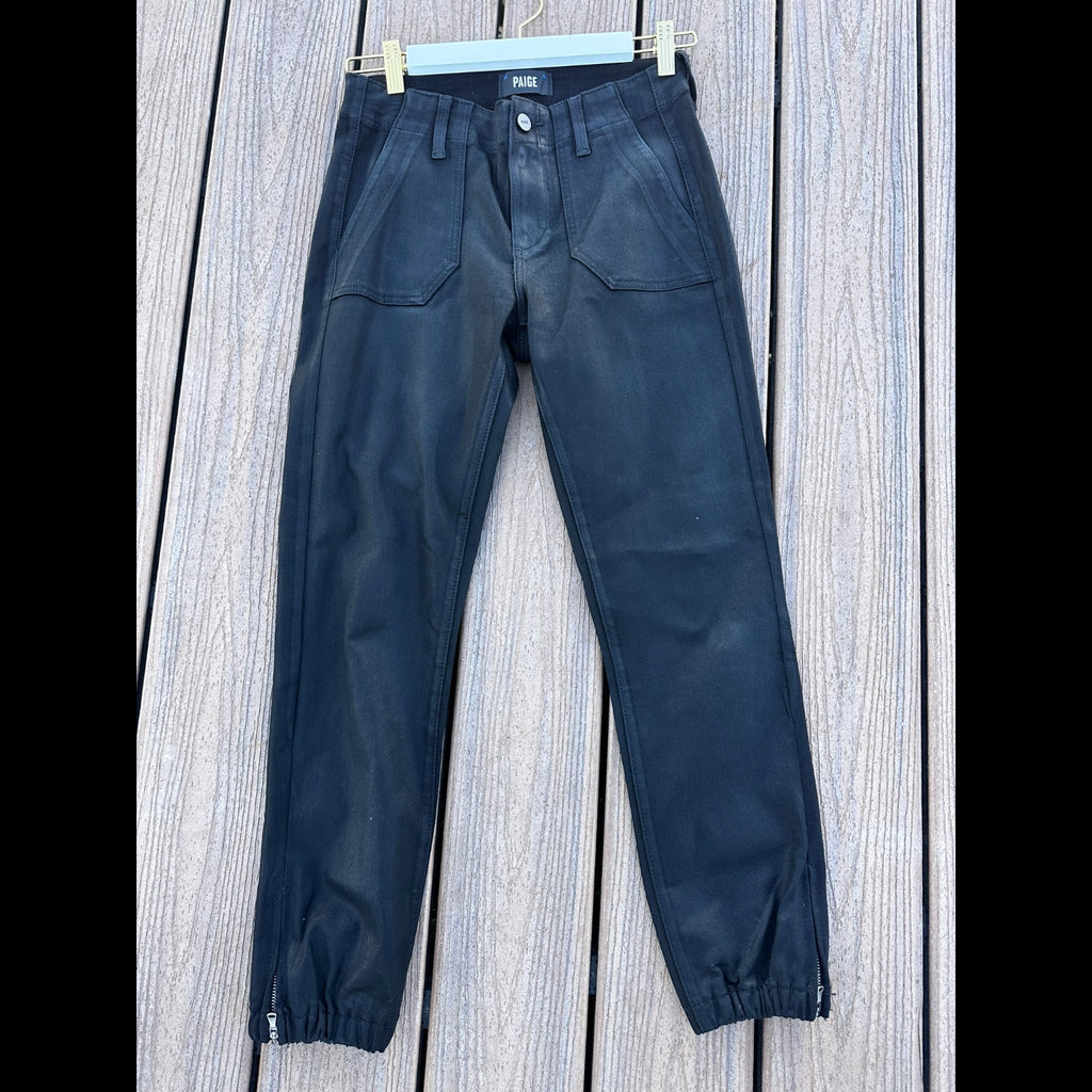 Paige Mayslie Coated Jogger Pants Size 26