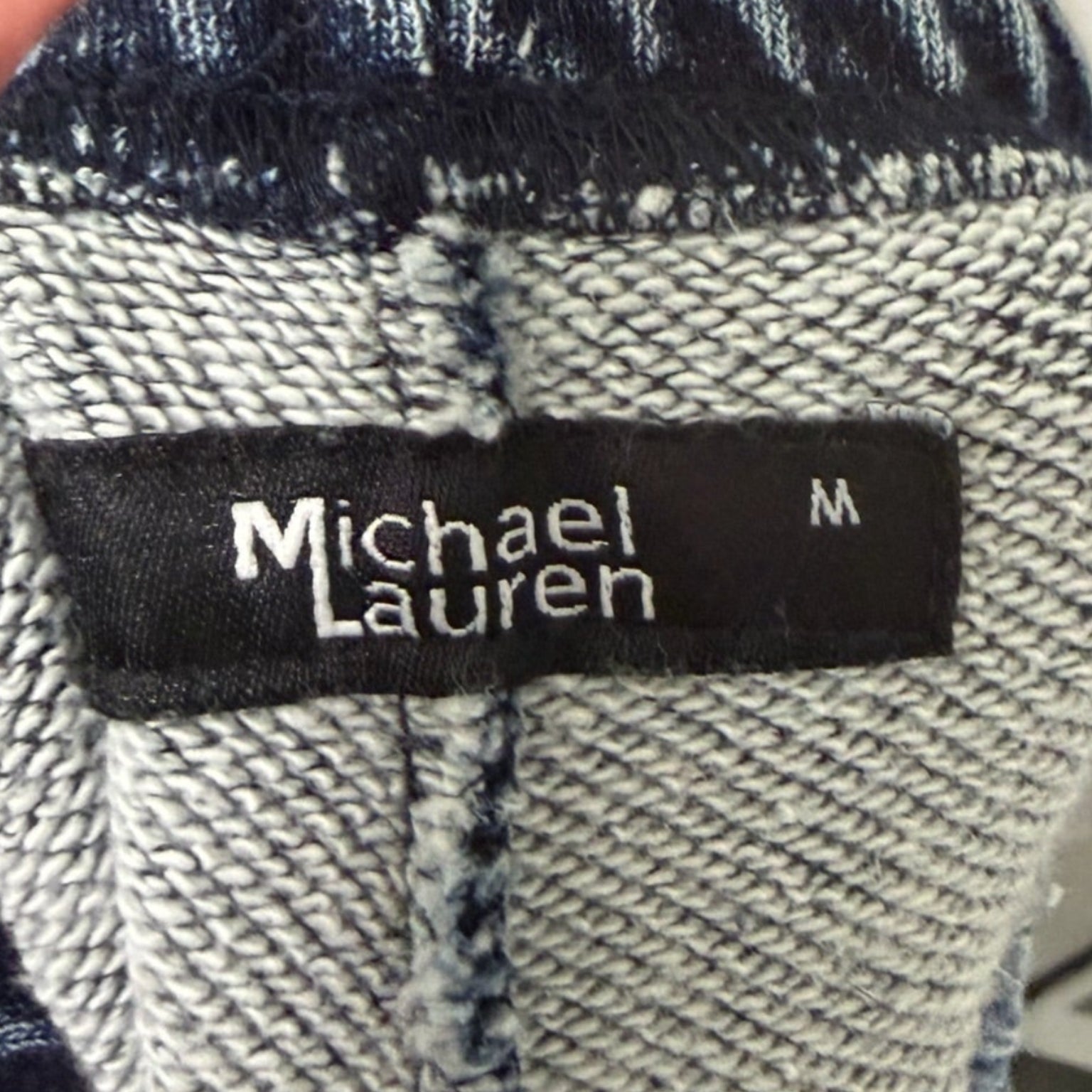 Michael Lauren Acid Wash Zip Hoodie & Jogger Set Size M