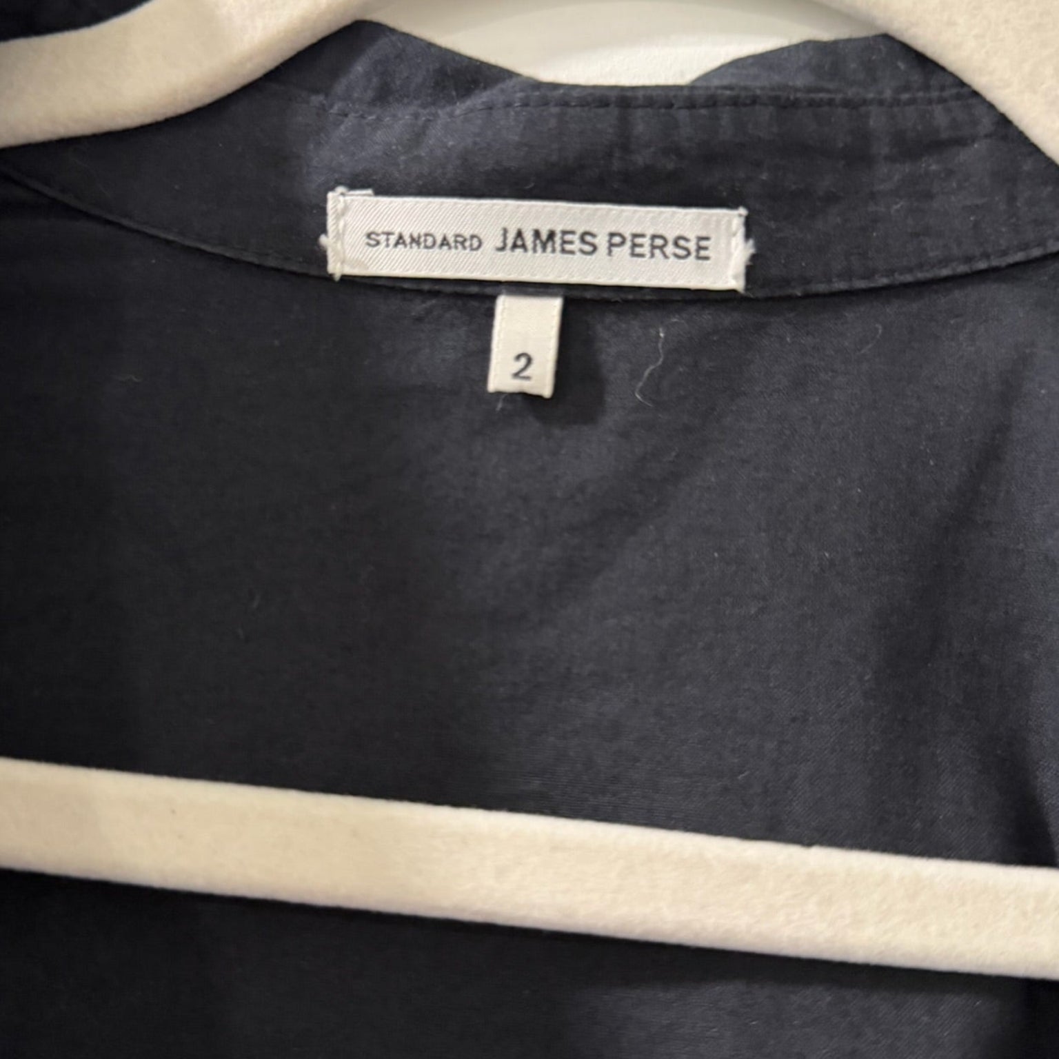 James Perse Black Utility Shirt Size 2 (M)