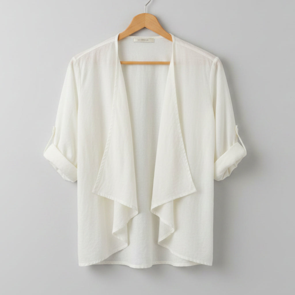 James Perse White Drapey Cardigan Size 1 (S)