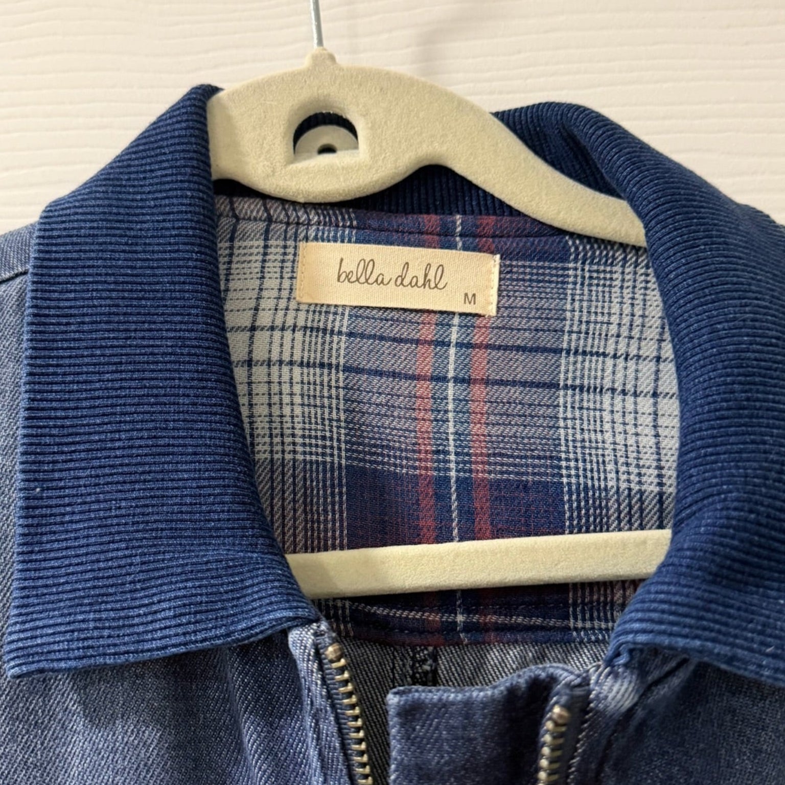 Bella Dahl Mixed Media Denim Jacket Size M