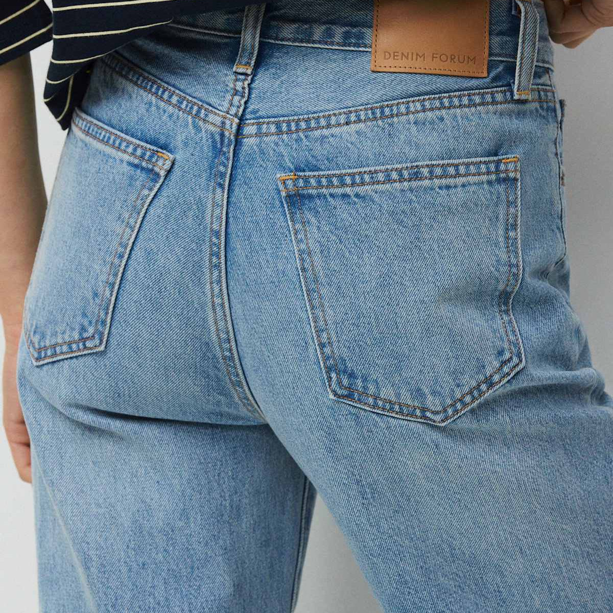 Denim Forum Farrah High Rise Wide Jeans Size 26