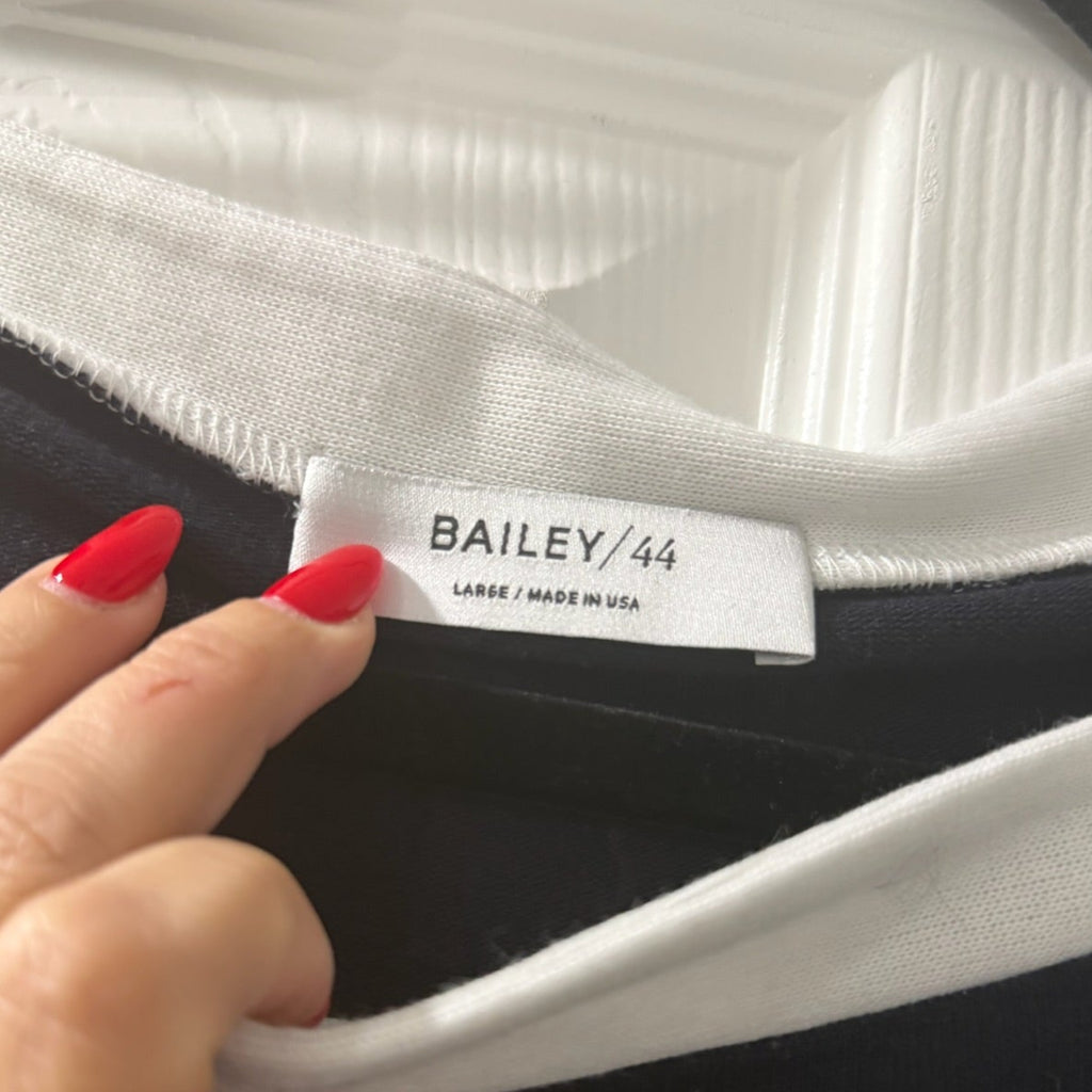 Bailey 44 Button Shoulder Long Sleeve Top Size L