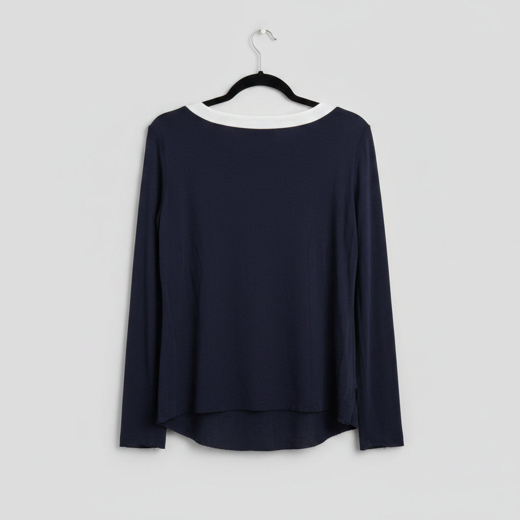Bailey 44 Button Shoulder Long Sleeve Top Size L