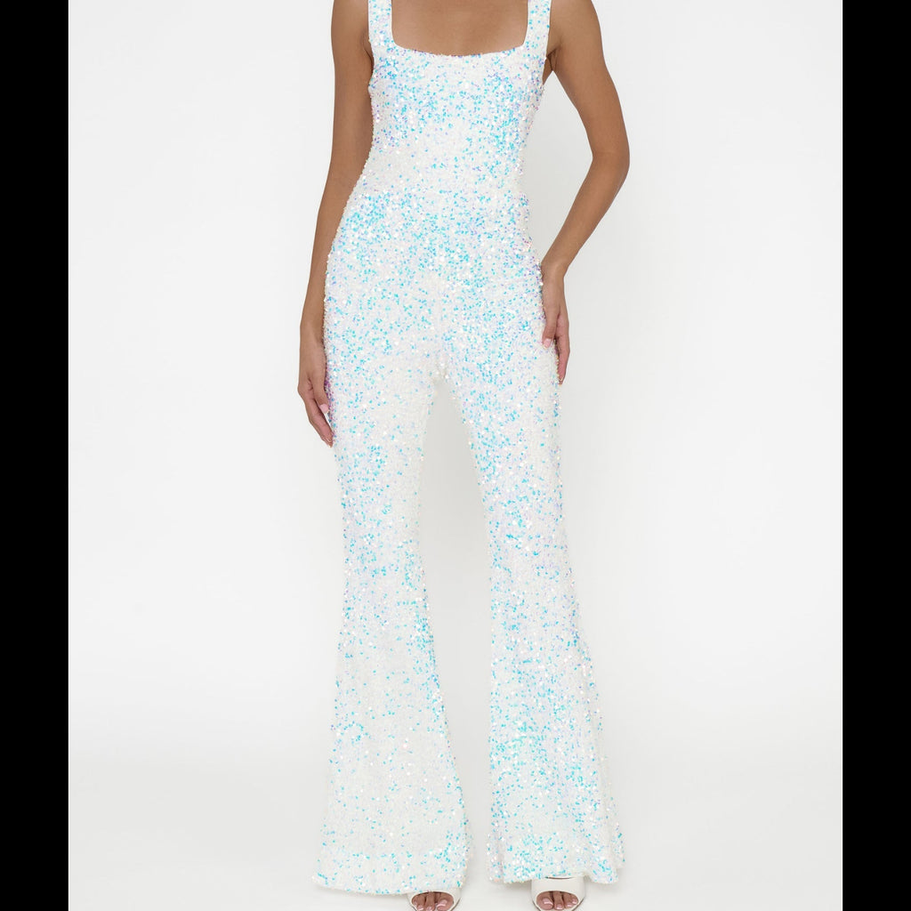 Show Me Your Mumu Sequin Jumpsuit Size XS | Women's Designer Party Jumpsuit