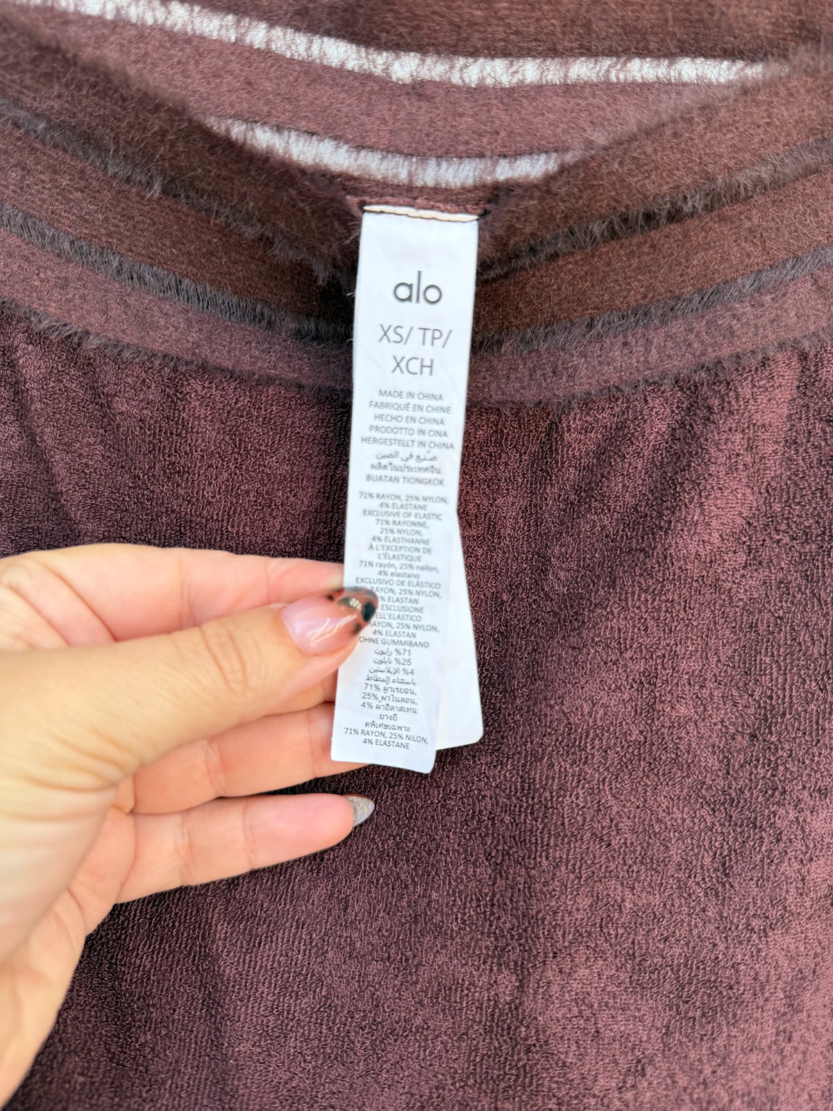 Alo Yoga Cherry Hoodie and Leggings Athleisure Set Size XS