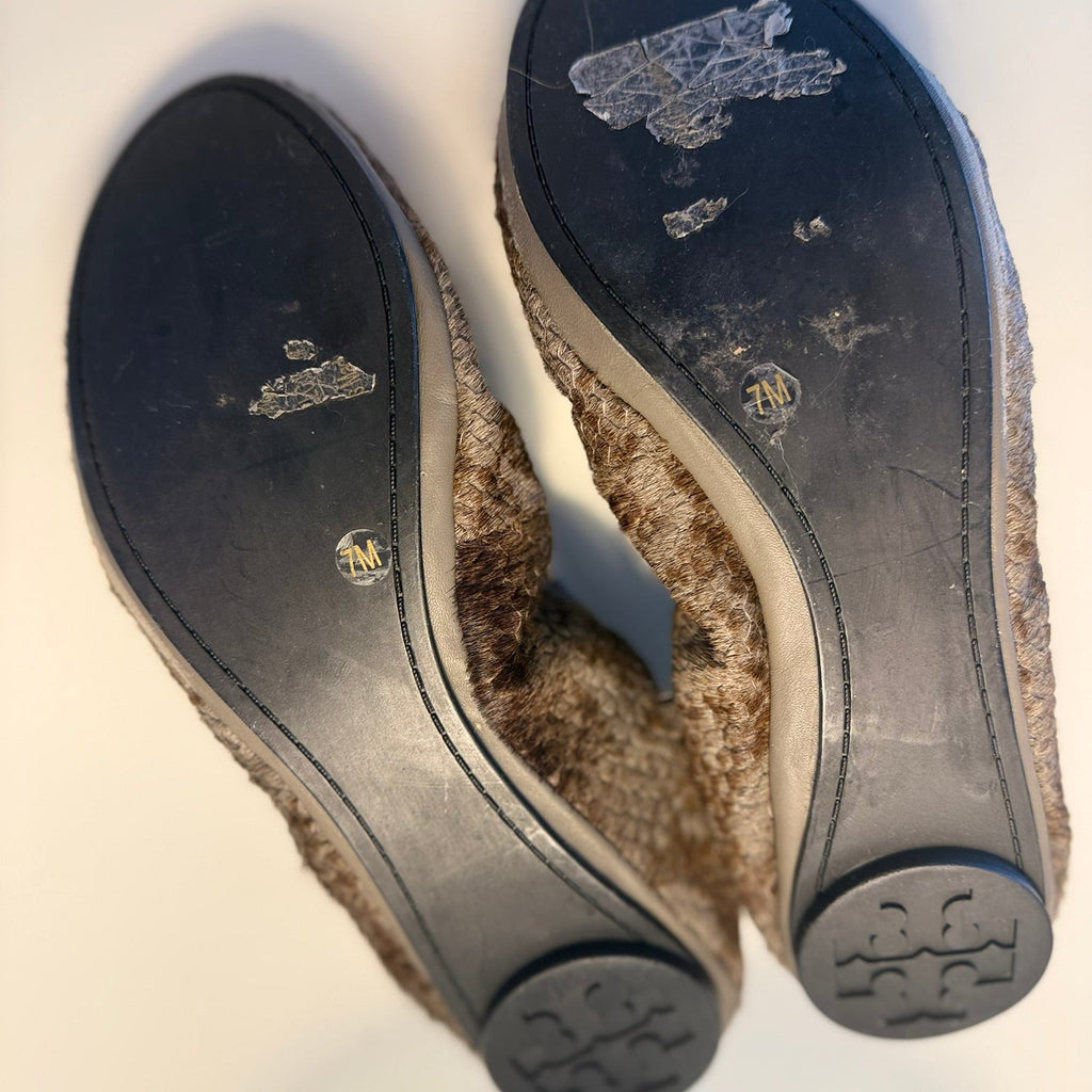 Tory Burch Calf Hair Ballet Flats Size 7 | Designer Flats