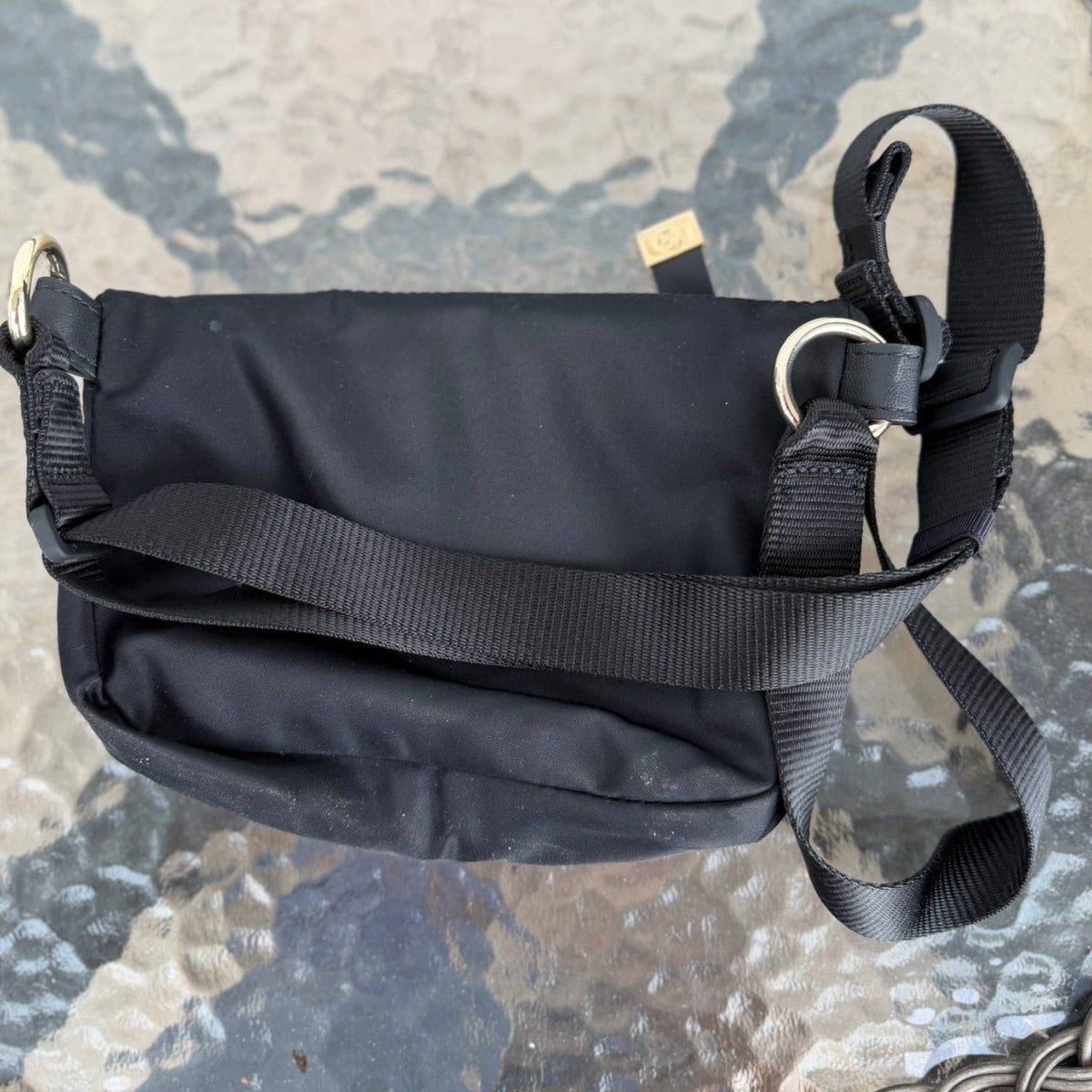 Lululemon Black Nylon Crossbody Bag