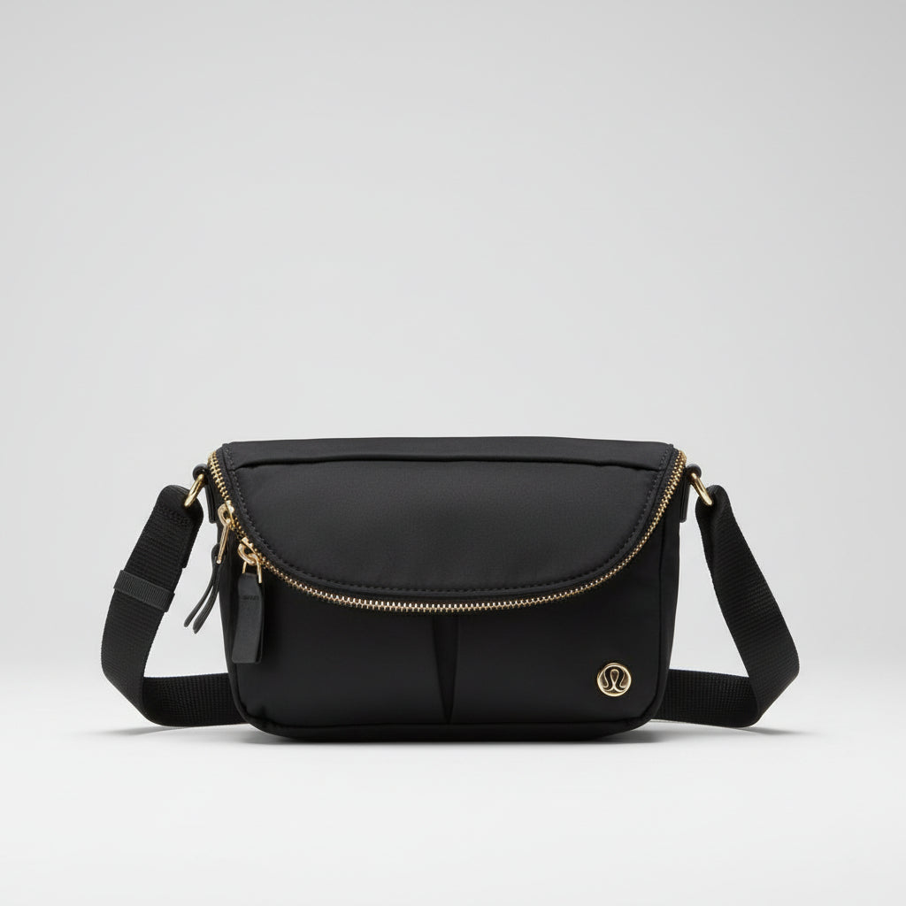 Lululemon Black Nylon Crossbody Bag