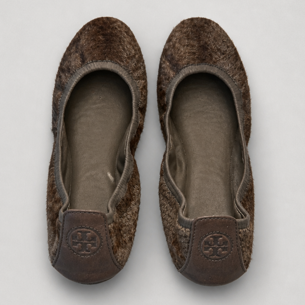 Tory Burch Calf Hair Ballet Flats Size 7 | Designer Flats