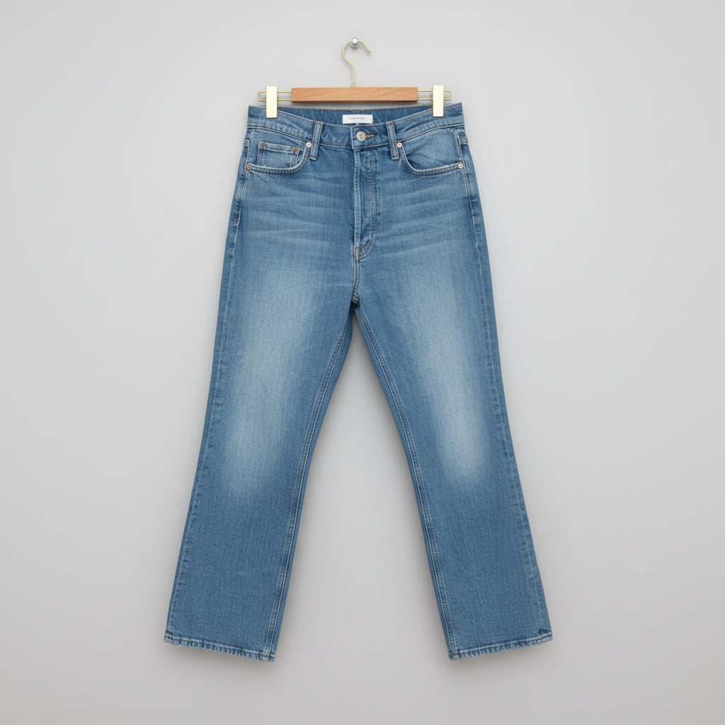 Mother Denim High Rise Straight Jeans Size 31