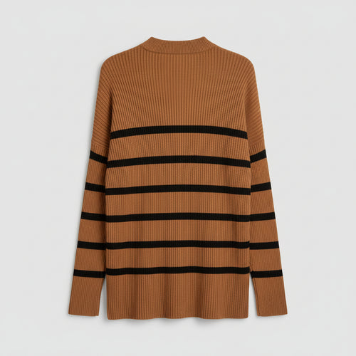 Abercrombie & Fitch Striped Ribbed Sweater Size M
