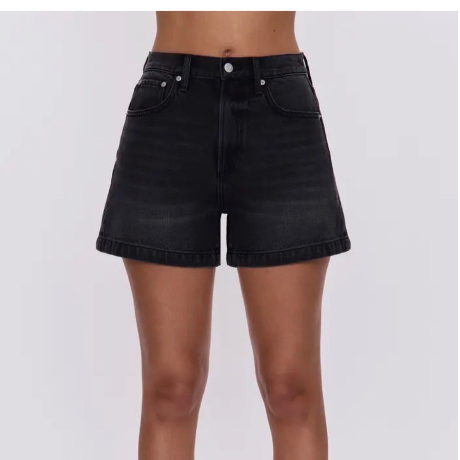 Pistola Black Denim Shorts Size 25