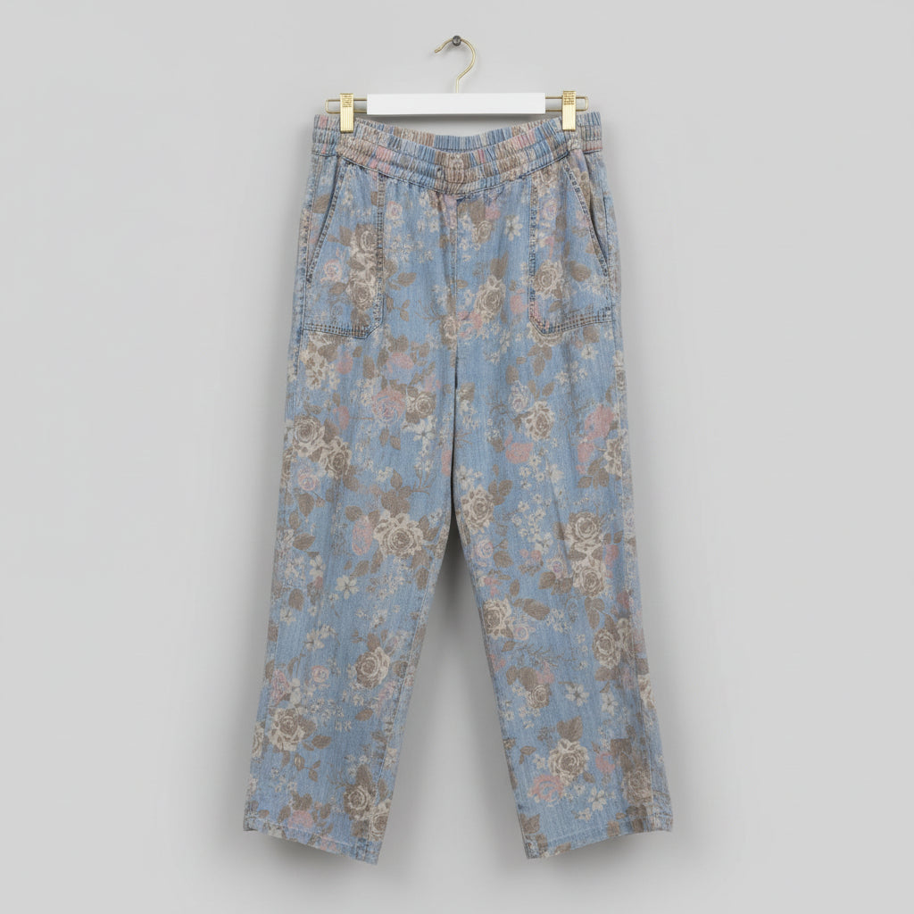 Billy T Floral Lyocell Pants Size L