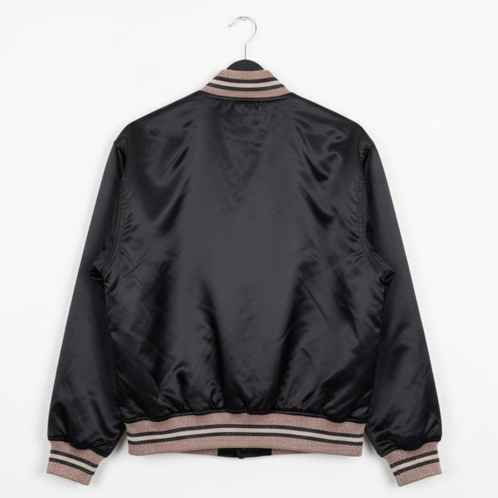 Chaser Metallic Trim Bomber Jacket Size XS