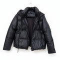 Zara Faux Leather Puffer Jacket Size XS