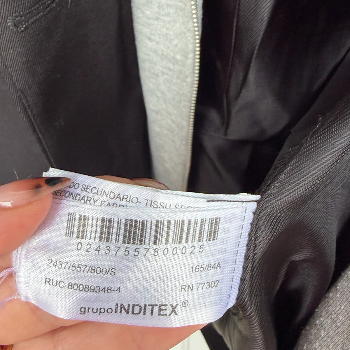 Zara Hooded Double Layer Blazer Size S