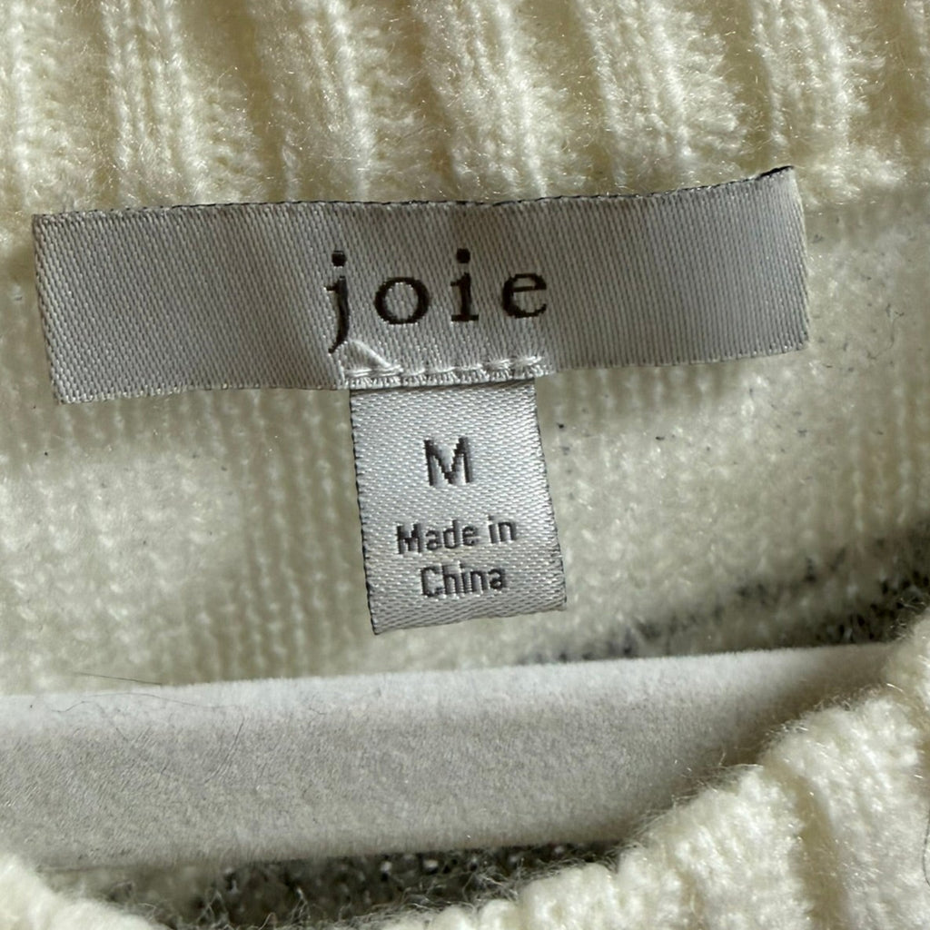 Joie Brushstroke Print Wool Blend Sweater Size M