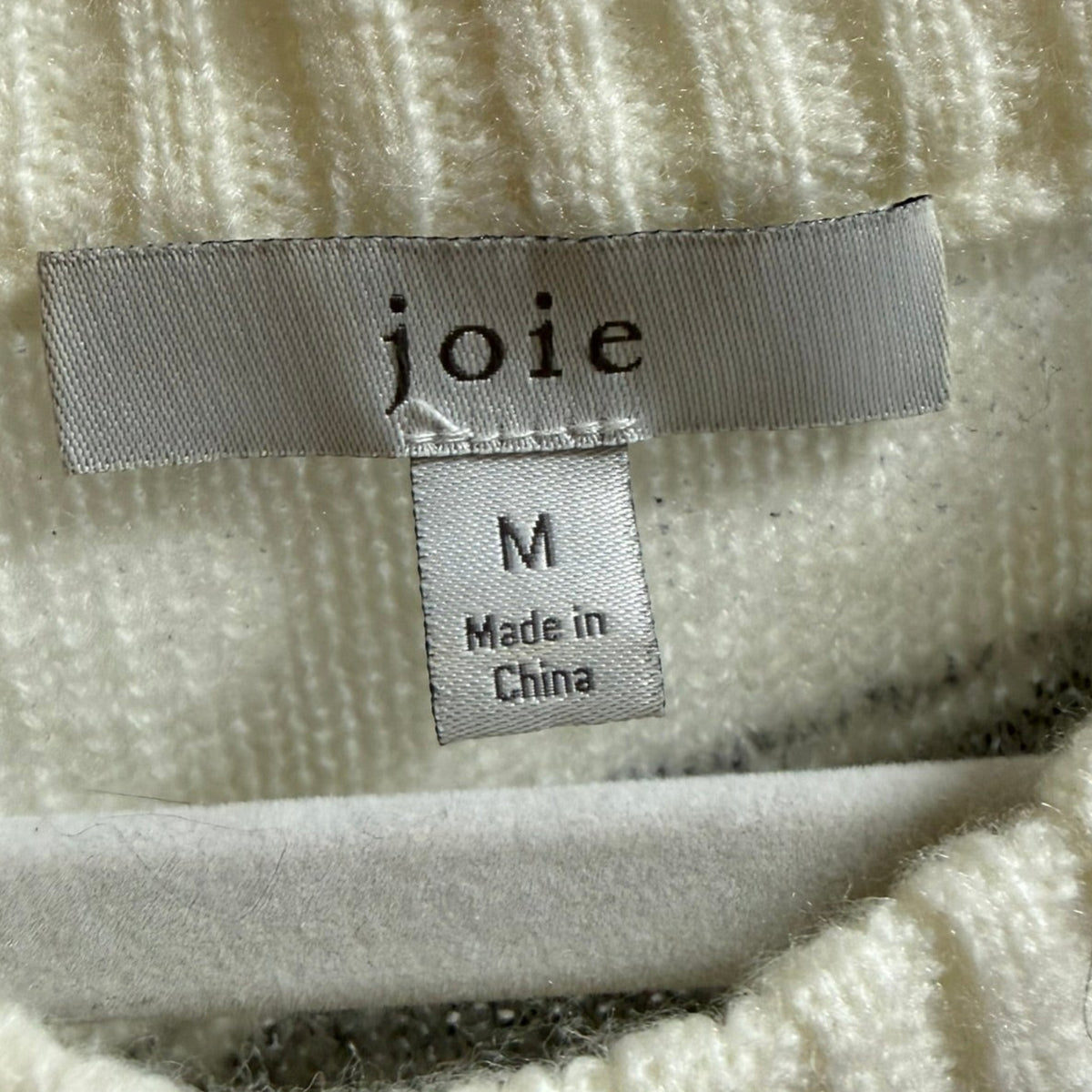 Joie Brushstroke Print Wool Blend Sweater Size M