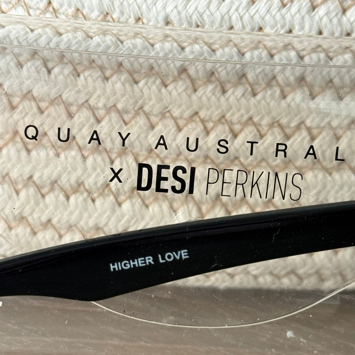 Quay Higher Love Rimless Mirrored Cat Eye Sunglasses, 65mm In Black/silver Mirror Lens